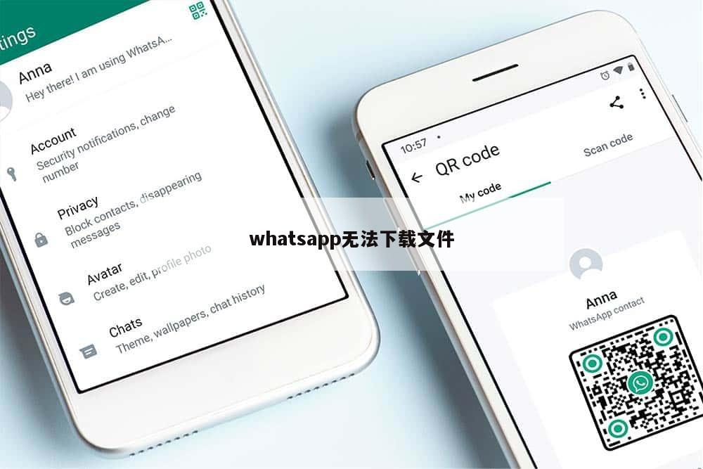 whatsapp无法下载文件