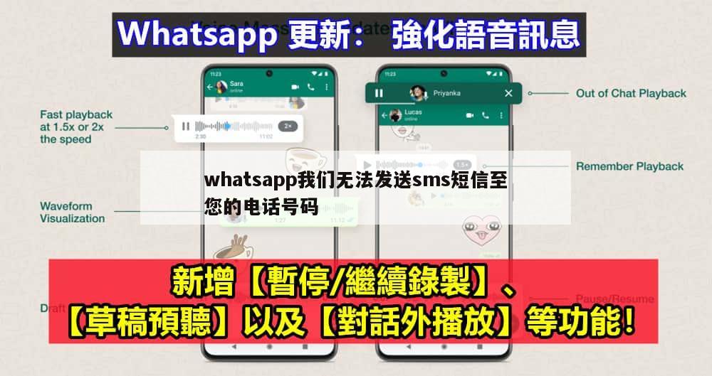 whatsapp我们无法发送sms短信至您的电话号码